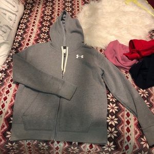 under armour zip up